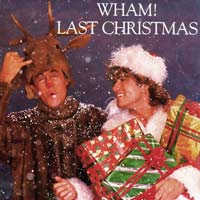 Last Christmas by George Michael and Wham record sleeve cover
