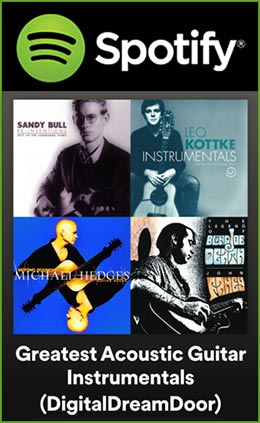 Spotify Acoustic Guitar Instrumentals playlist link