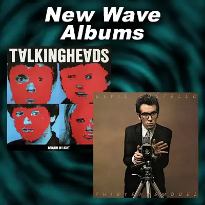 album covers Remain in Light and This Year's Model