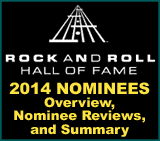 2014 Rock 'n' Roll Hall Of Fame Nominees