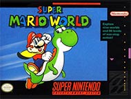 Super Mario World game cover art