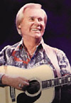 Country music singer George Jones