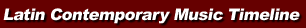 Latin Contemporary Music Timeline