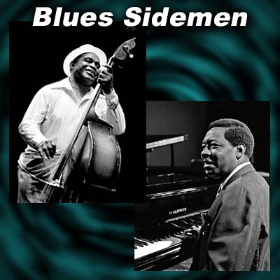 Blues musicians Willie Dixon and Otis Spann