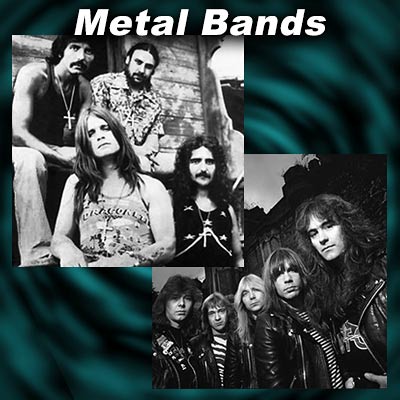 Black Sabbath, Iron Maiden album covers