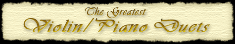 Violin - Piano Duets