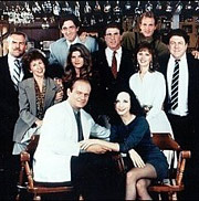 Cheers television show cast photo