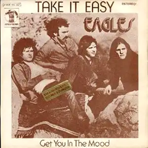 Take It Easy by the Eagles single cover sleeve