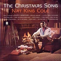 The Christmas Song by Nat King Cole record sleeve cover