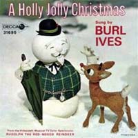 Holly Jolly Christmas by Burl Ives record sleeve cover