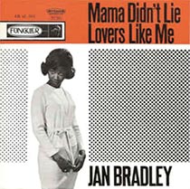 Mama Didn't Lie by Jan Bradley 7inch single sleeve