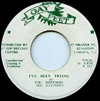 I've Been Trying by The Heptones single 45rpm lable