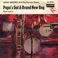 Funk Song "Papa's Got a Brand New Bag" record sleeve