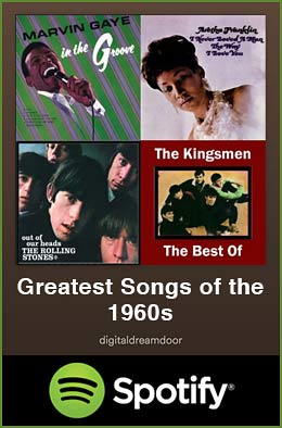 Greatest songs of the 1960s spotify link image