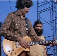Canned Heat playing at woodstock 1969