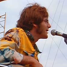 John B. Sebastian playing at woodstock 1969