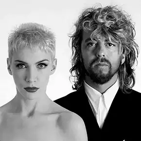 Singing musical duo Eurythmics