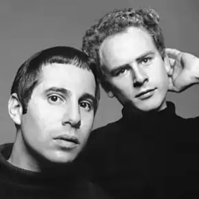 Singing musical duo Simon and Garfunkel