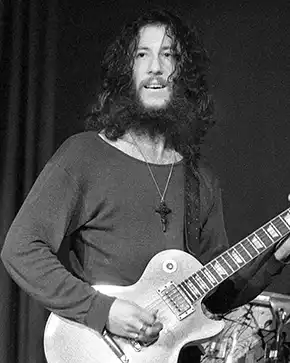 Blues rock guitarist Peter Green