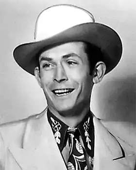 Country music singer Hank Williams