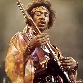 rock guitarist Jimi Hendrix