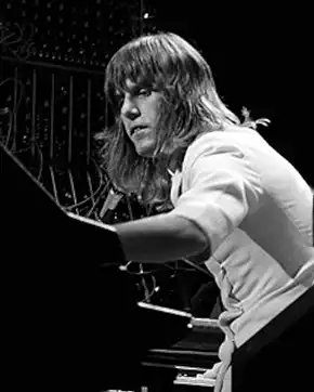 Rock music keyboardist Keith Emerson