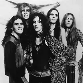 Glam band Alice Cooper