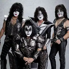 Glam band KISS