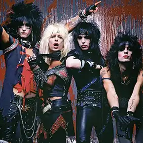 Glam band Mötley Crüe