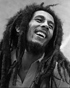 reggae singer Bob Marley