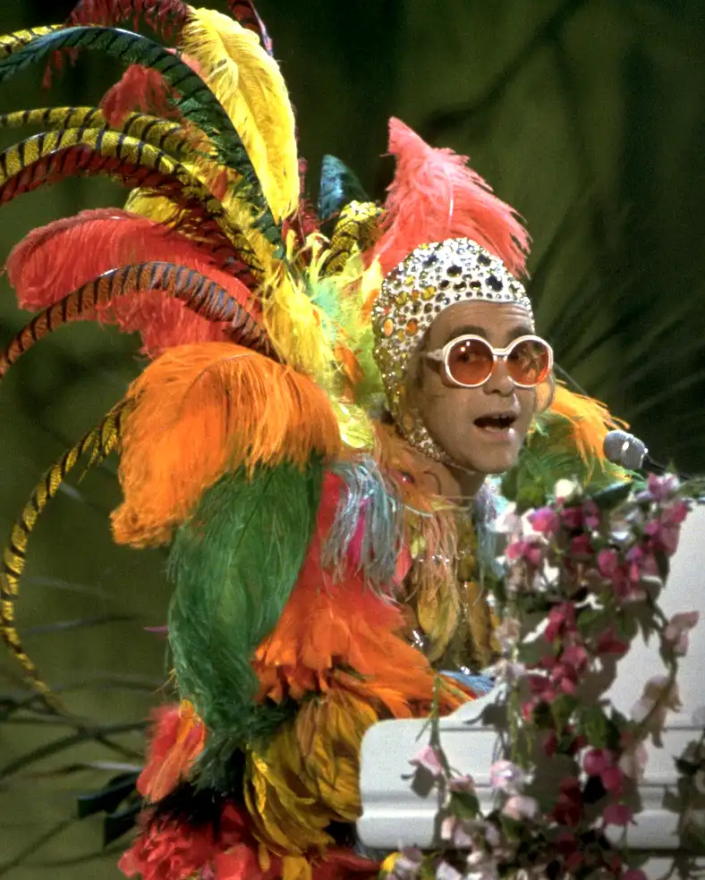 glam rock artist Elton John