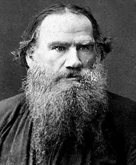 novelist  Leo Tolstoy