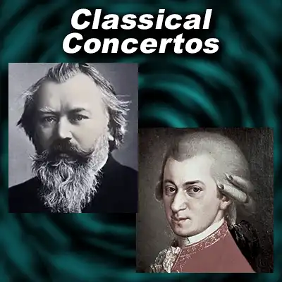 Johannes Brahms and Wolfgang Amadeus Mozart