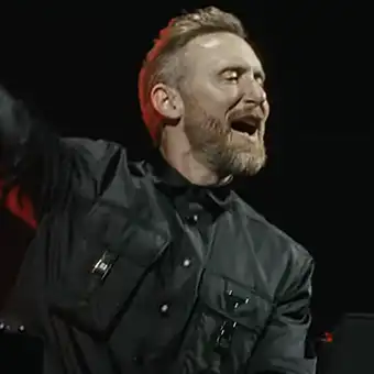 David Guetta Dance music musician David Guetta in leather jacket