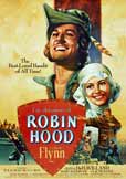 Poster for the 1938 movie The Adventures of Robin Hood