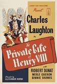 The Private Life of Henry VIII movie poster