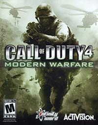 Call of Duty 4: Modern Warfare  video game box cover