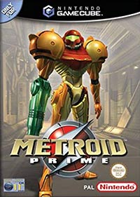 Metroid Prime video game box cover