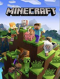 Minecraft video game box cover