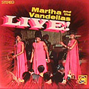 Martha and the Vandellas Live! album cover