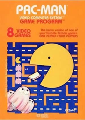 Pac-Man video game box cover