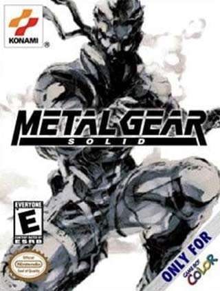Metal Gear Solid video game box cover