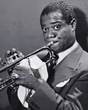 jazz musician Louis Armstrong