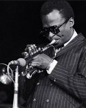 jazz musician Miles Davis