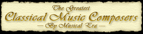greatest classical composers by era text title image