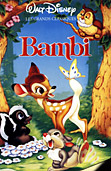Bambi - 1942 movie DVD cover