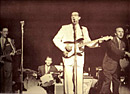 Buddy Holly and singing with band
