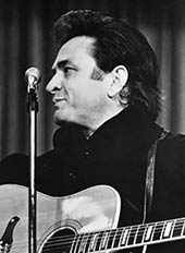 Country music singer Johnny Cash