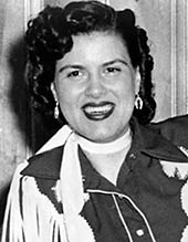Country music singer Patsy Cline