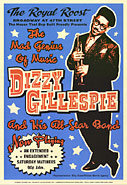 Dizzy Gillespie concert poster